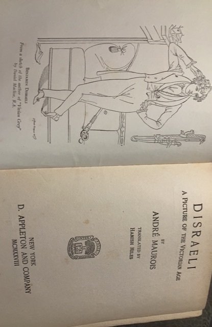 DISRAELI, 1928, 378P,Maurois