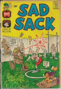 Sad Sack #207 ORIGINAL Vintage 1969 Harvey Comics (detached cover)