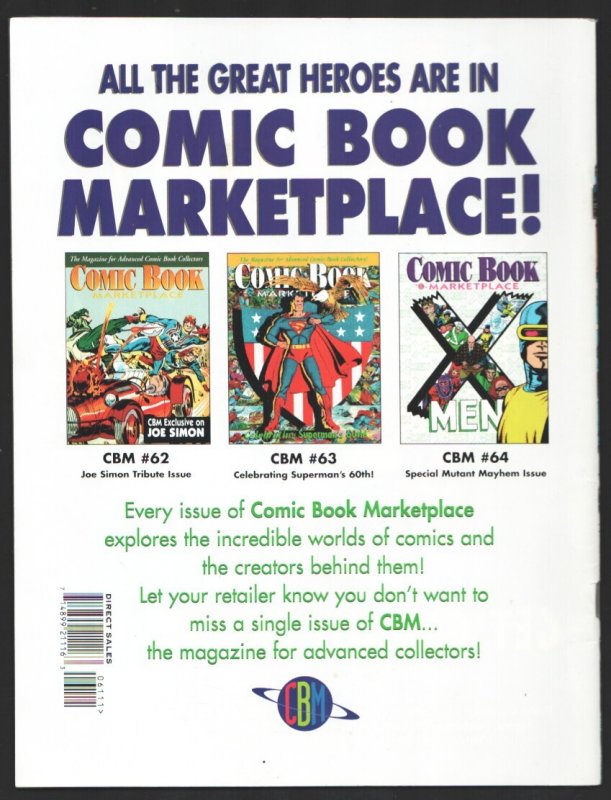 Comic Book Marketplace #61 1998-Special Stan Lee Issue-Special Color Gallery