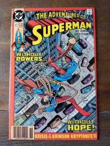 THE ADVENTURES OF SUPERMAN #472, VF/NM, Jurgens, DC, 1987 1990, more in store