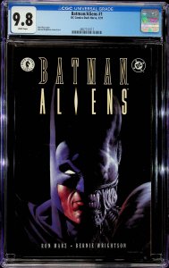 Batman / Aliens #1 (1997) - CGC 9.8 - Cert#4657731017