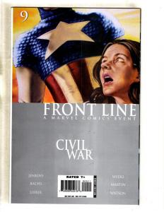 12 Comics Civil War Front Line 1 2 3 4 7 8 9 11 Cap Marvel 2 Sentry 1 2 3 MF12