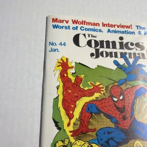 Comics Journal #44 1978 Fantographics Fantastic Four Cover