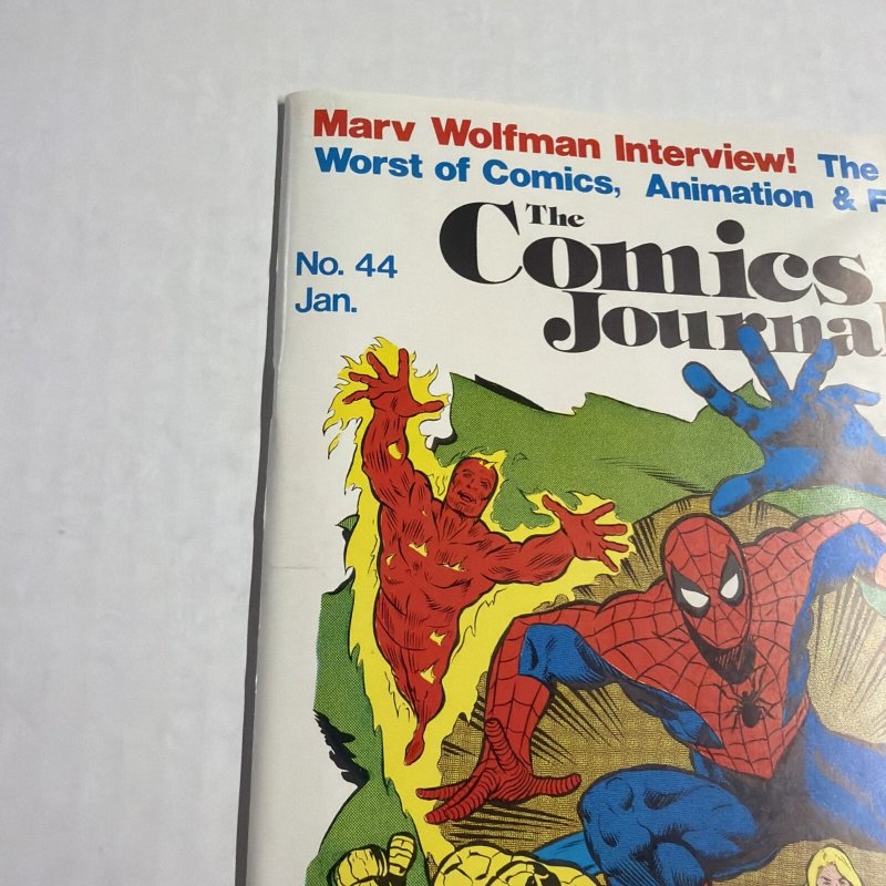 Comics Journal #44 1978 Fantographics Fantastic Four Cover