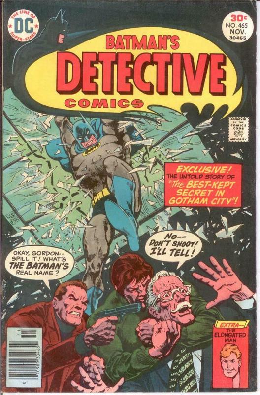 DETECTIVE 465 F-VF Nov. 1976