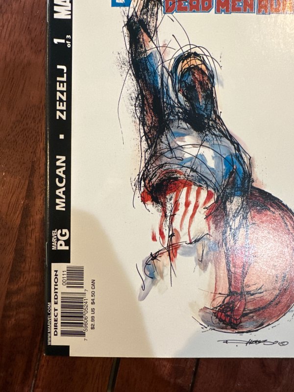 Captain America: Dead Men Running #1 (2002)