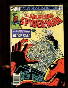 AMAZING SPIDER-MAN #205 (8.5) IN LOVE & WAR! 1980~