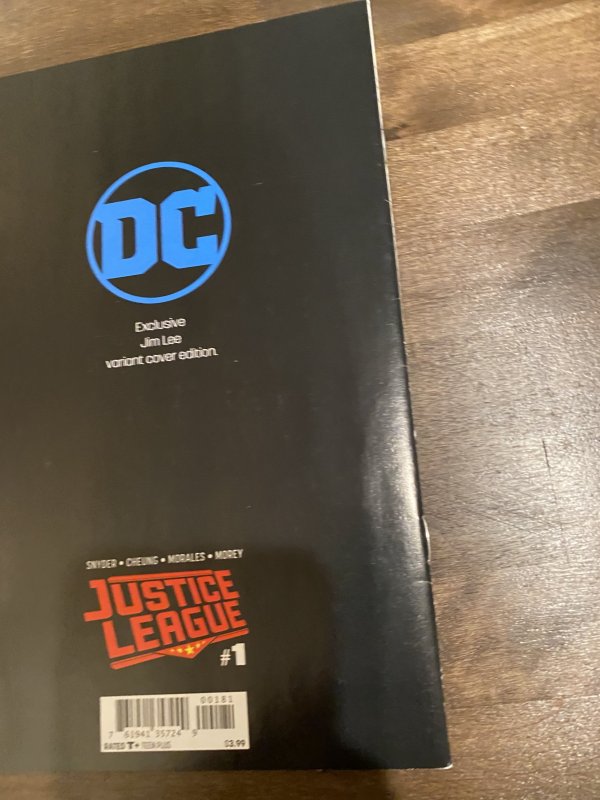 Justice League #1 sketch cover Jim lee