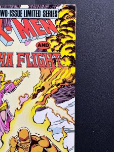 X-Men/Alpha Flight #1,2 (1985) Newsstand -[KEY] 1st App of Shadow Gods - VF/NM!