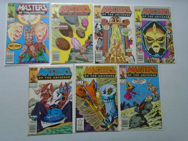 Masters of the Universe Lot #1-6,9 7 Different Books 6.0 FN (1986+1987)