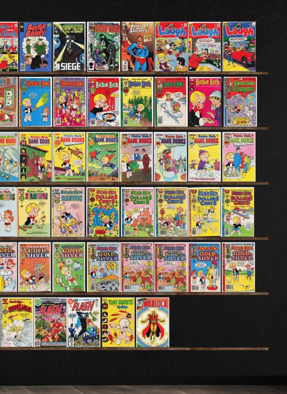 Huge Lot 110+ Comics with Laugh, Richie Rich, Richie Rich Diamonds & More!