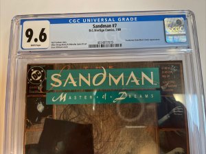Sandman (1989) # 7 (CGC 9.6 WP) | Neil Gaiman & Dave McKean Cover
