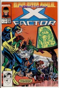 X-FACTOR Annual #2, VF+, Inhumans, X-men, Marvel Girl, 1986, more XF in store