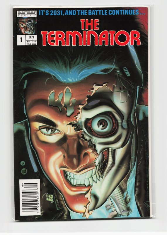 The Terminator #1 Newsstand Edition (1988) The Terminator