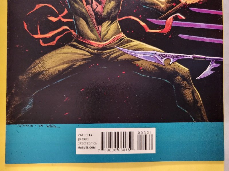 Iron Fist Living Weapon #3 Jerome Opena 1:25 Variant Marvel Comics 2014 NM