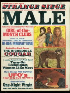 MALE MAGAZINE DEC 1969-KUNSTLER COUGAR-POLLEN-DRAG RACE FN