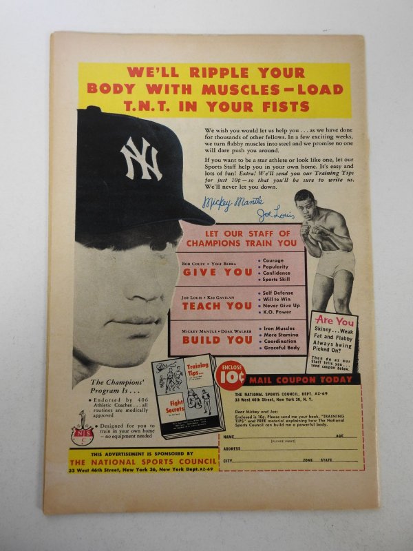 Batman #124 (1959) VG+ Condition small moisture stain bc