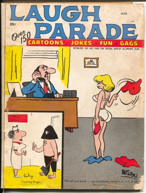 Laugh Parade  3/1967-Marvel-spicy cartoons-cheesecake pix-G