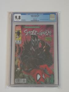 Spider-Gwen #25 CGC 9.8; 3D lenticular cover--Homage to Amazing Spidey #316!!