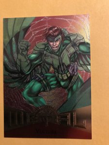 VULTURE #81 card : Marvel Metal 1995 Fleer Chromium; NM/M base, McFarland CGI