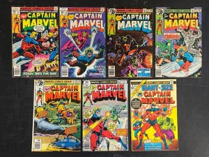 Captain Marvel (1968) #'s 1-62 + Giant-Size #1 Complete VG+ (4.5) Lot