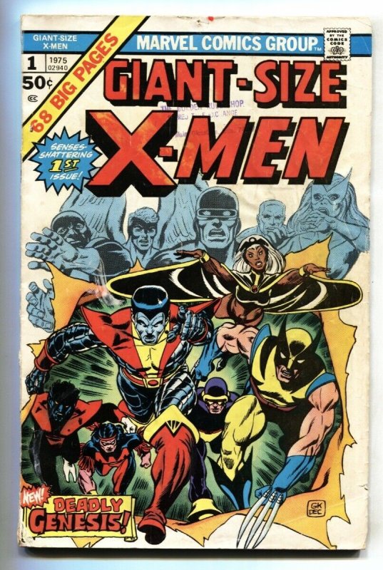 GIANT-SIZE X-MEN #1 1975-WOLVERINE-BRONZE-AGE KEY comic book