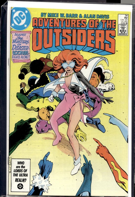 Adventures of the Outsiders #34 (1986) The Outsiders