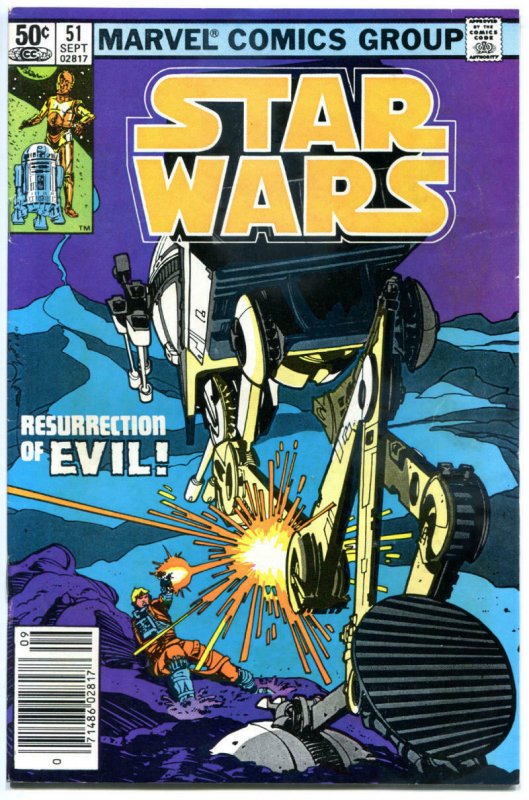 STAR WARS #51, FN/VFN, Luke Skywalker,Darth Vader, 1977, more SW in store