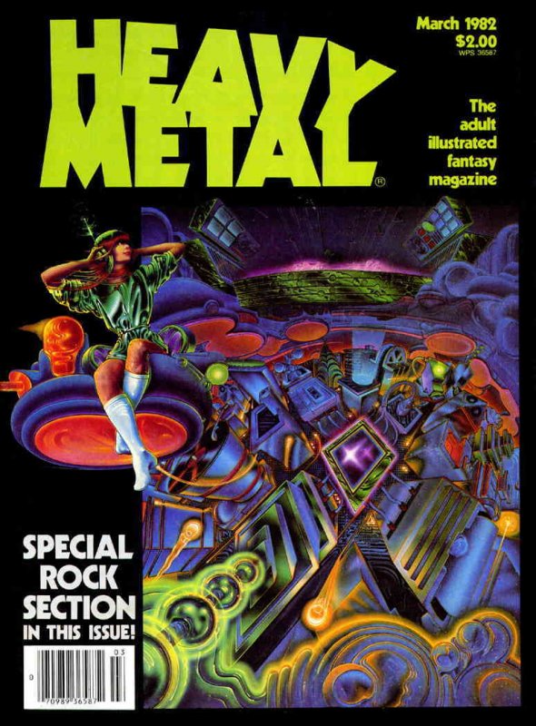 Heavy Metal #61 (Newsstand) FN ; HM | March 1982 magazine