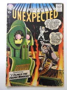 Tales of the Unexpected #27 (1958) GD/VG Condition Cover detached bottom staple