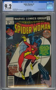 SPIDER-WOMAN #1 CGC 9.2 NEW ORIGIN  71486026150