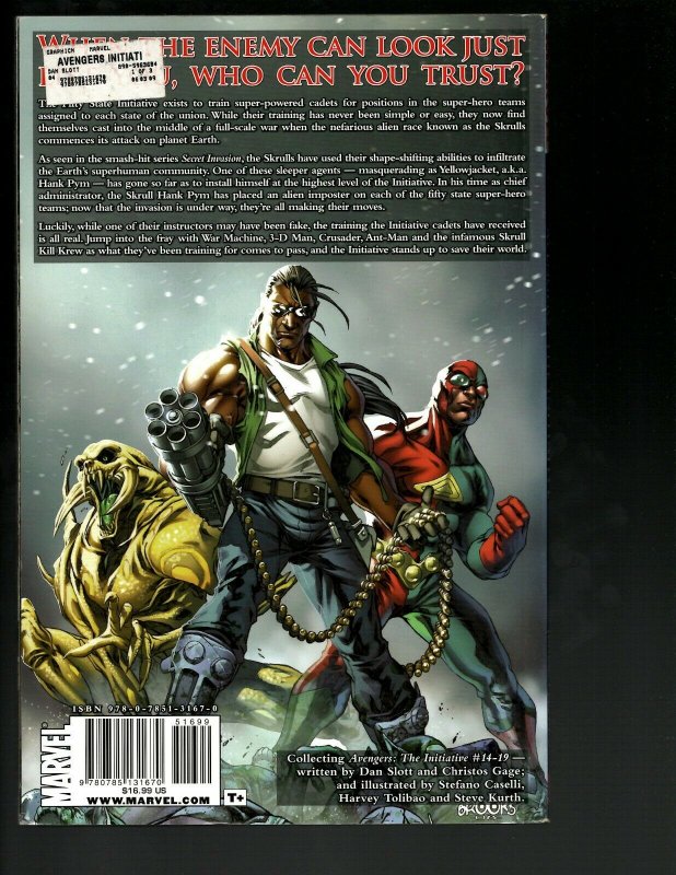 Avengers: The Initiative Vol. # 3 Secret Invasion Marvel Comic Book TPB J402