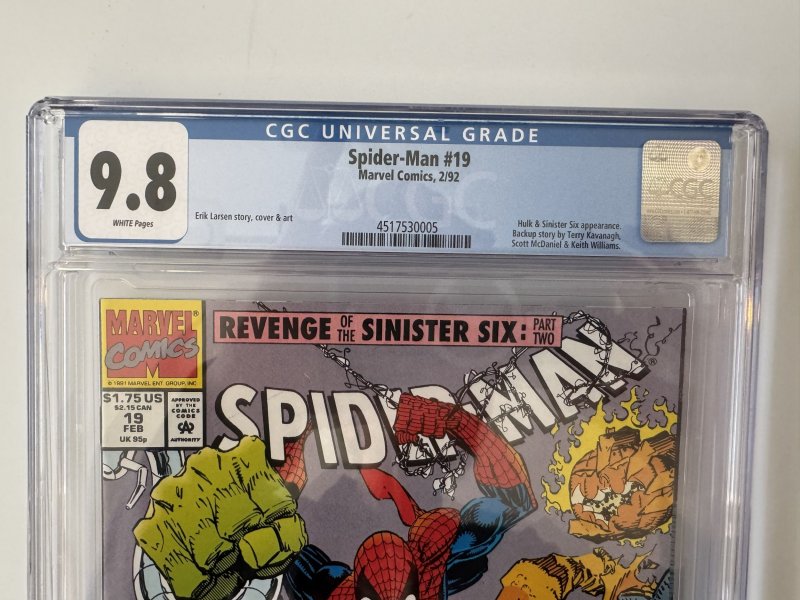 Spider-Man #19 CGC 9.8  (1992)