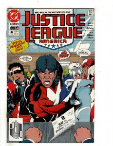 Justice League America #42 (1990) YY8