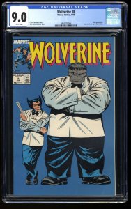 Wolverine #8 CGC VF/NM 9.0 White Pages Classic Grey Hulk Mr. Fixit cover!