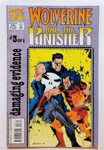 Wolverine and the Punisher: Damaging Evidence #3 (Dec 1993, Marvel) VF+ 