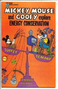 Mickey Mouse and Goofy Explore Energy Conservation 1978-Disney-unique study o...