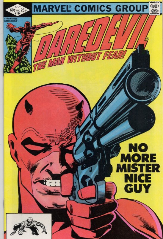 Daredevil #184 (1982)Comic Book Punisher Franki Miller Marvel Grade VF 8.0