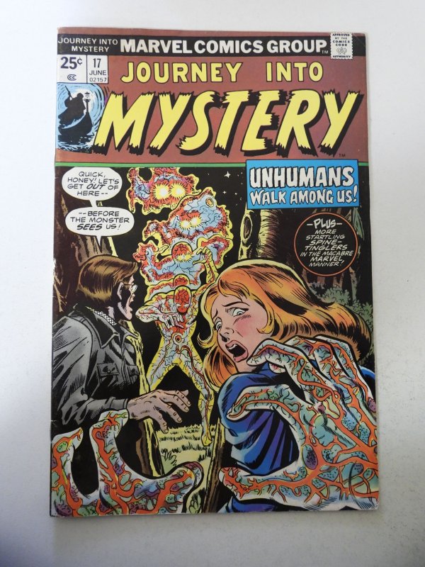 Journey Into Mystery #17 (1975) VG Condition moisture stains