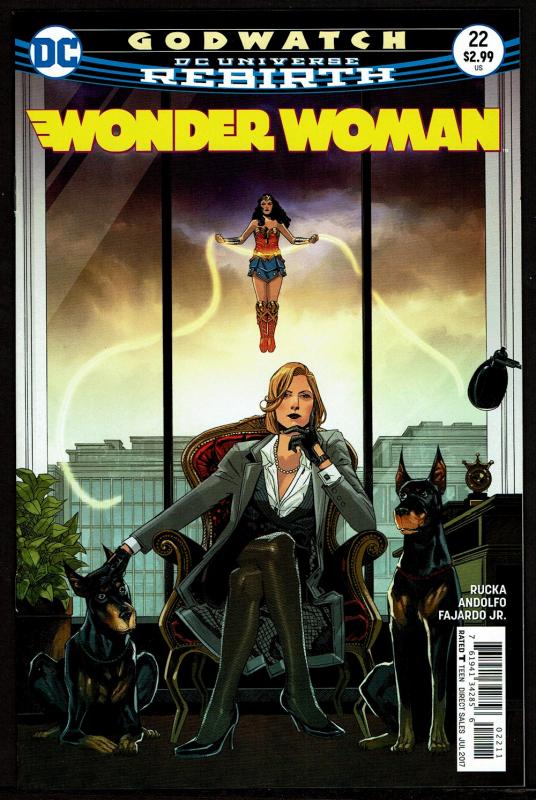 Wonder Woman #22  (Jul 2017 DC Rebirth)  9.4 NM