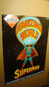 TREASURY - AMAZING WORLD OF SUPERMAN - DC - *HIGH GRADE* WITH POSTER ATTACHED