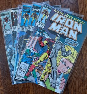 Iron Man lot of 6 issues from late 80's (1988)