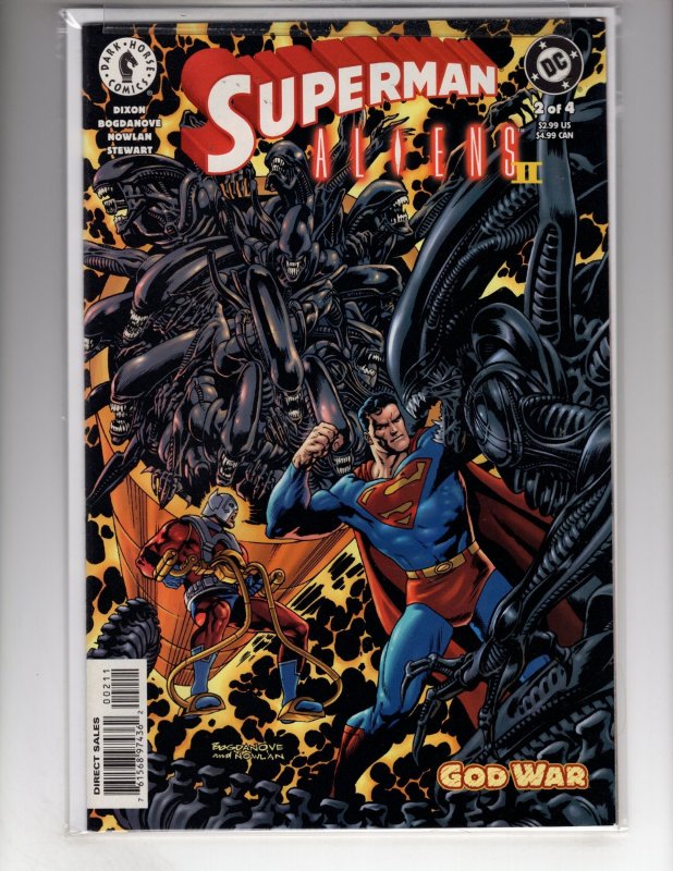 Superman Aliens 2: God War #2 (2002)   / ECA7