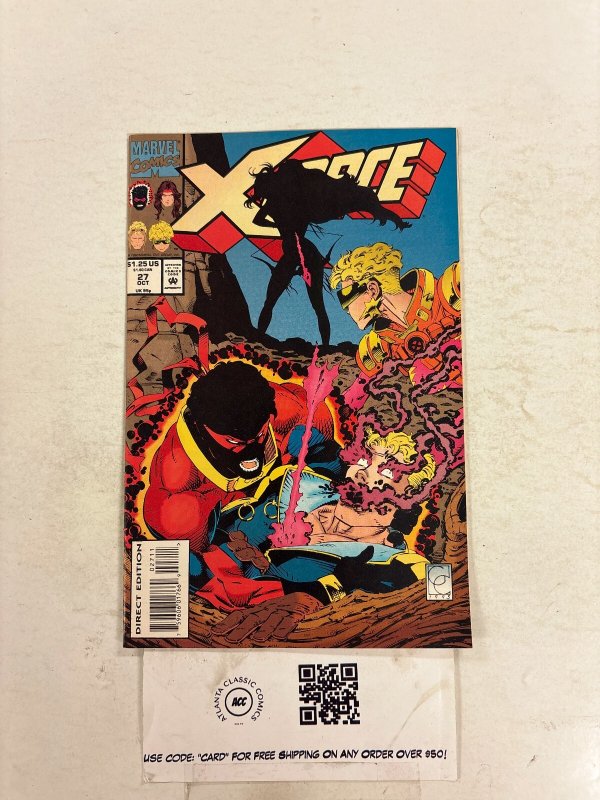 X-Force #27 NM Marvel Comic Books Cable Warpath Boom-Boom Cannonball 19 HH112
