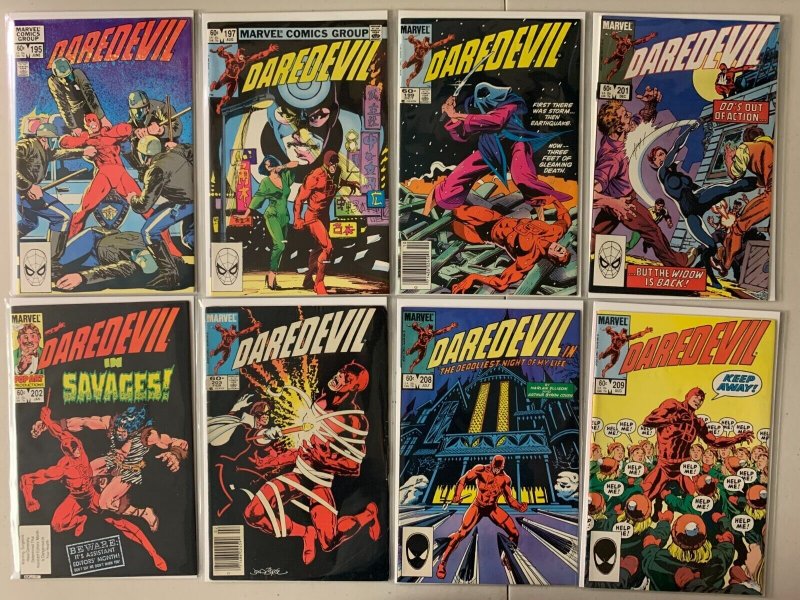 Daredevil comics lot #186-231 23 diff avg 6.0 (1982-86)