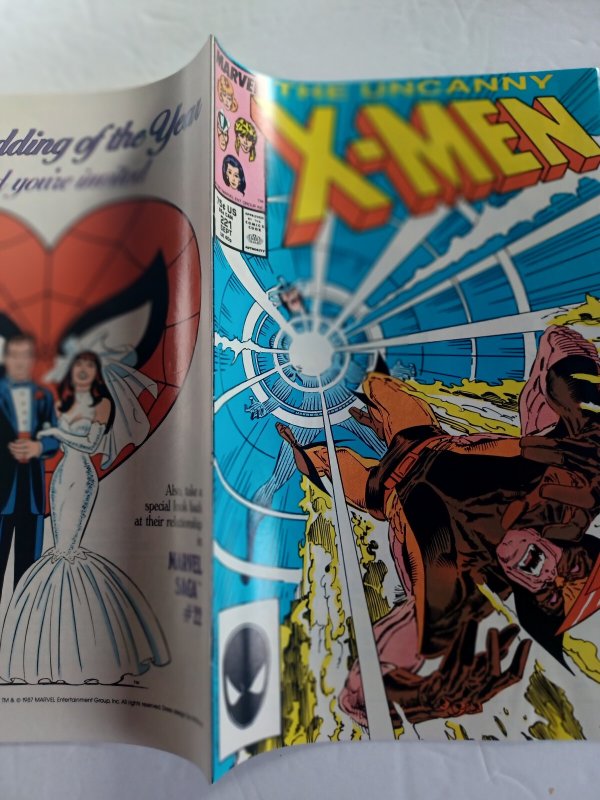 Uncanny X-Men #221 - 1st appearance Mister Sinister - KEY - 1987 - VF