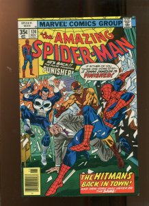 AMAZING SPIDERMAN #174 (8.0) HITMANS BACK IN TOWN! 1977