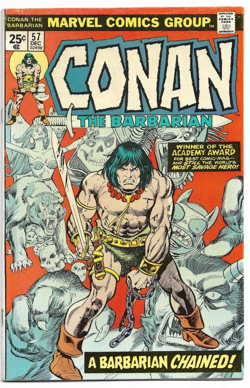 Conan the Barbarian #57 (1975) GD