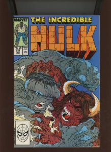 (1988) The Incredible Hulk #341: DIRECT COPY! TODD MCFARLANE ARTWORK! (8.5/9.0)