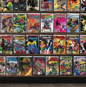 Huge Lot 140+ Comics with Spider-Man 2099, The Avengers & More!